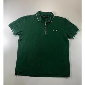 Armani Exchange Green Polo Shirt Size L